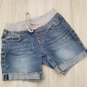 Justice girls 10R midi jean shorts